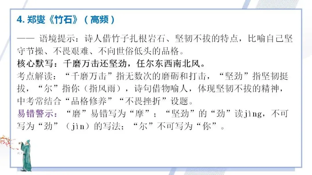 2026年中考语文二轮专项复习:理解性默写专题 第13张