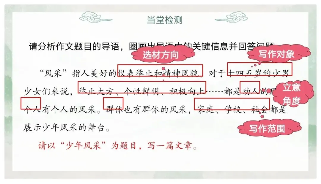 如何突出中心——中考作文审题立意 第14张