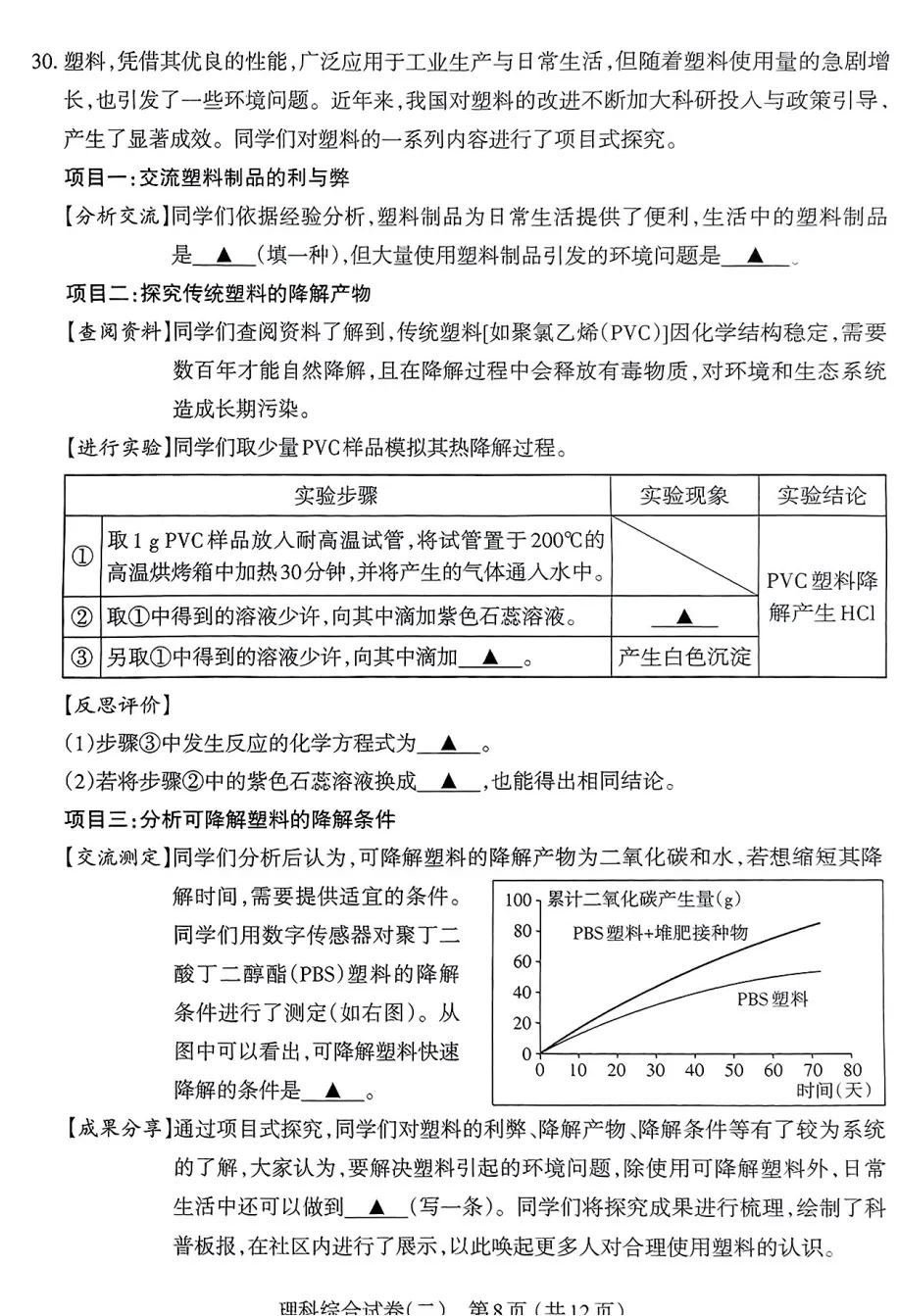 【中考模拟】太原市2025年初中学业水平模拟考试(二)物理(含答案) 第9张