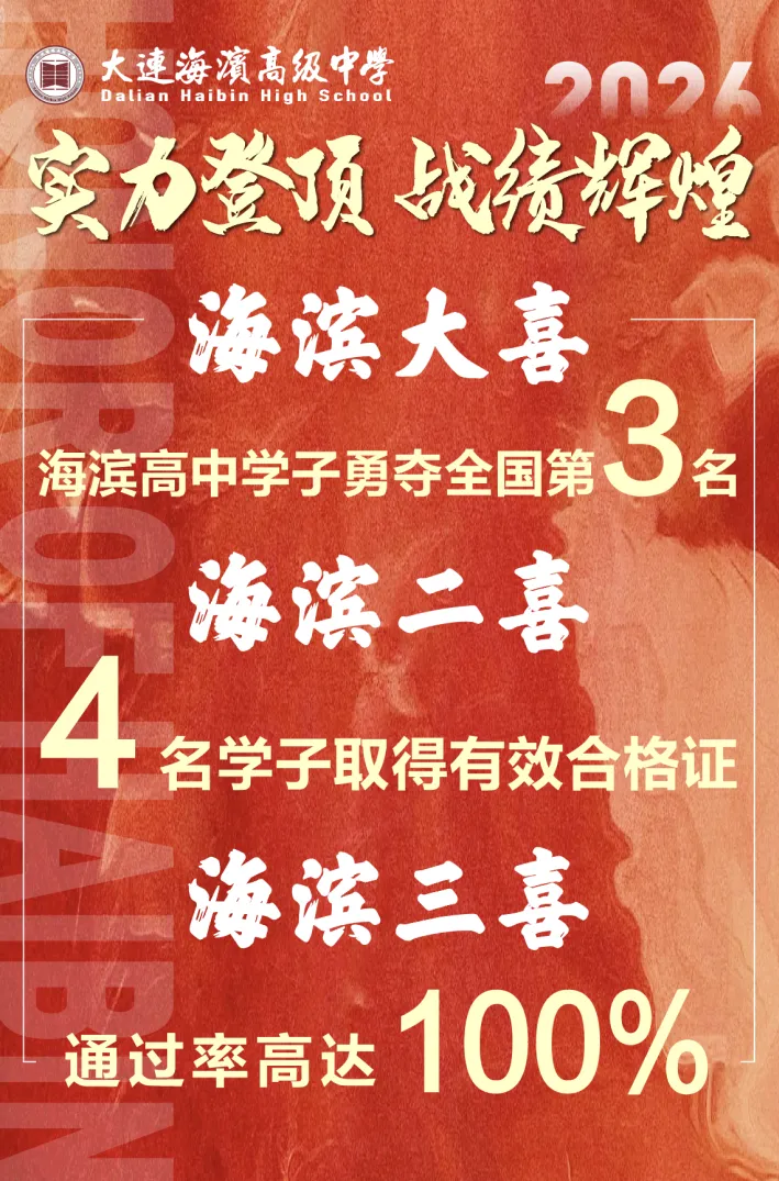 2026中考云看校⑦【大连海滨高级中学】听校长亲自讲:为什么要选这所高中? 第1张