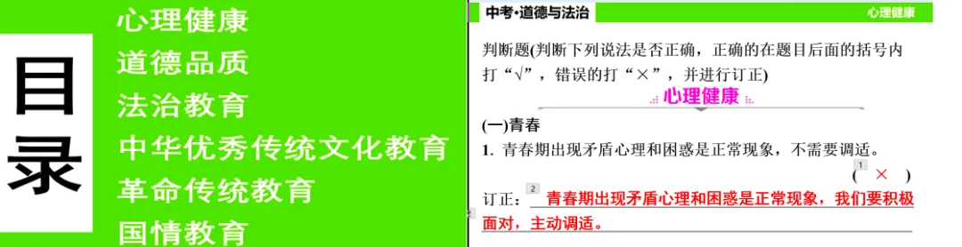 直击中考易错点,快速提分秘诀——这份“易错易混训练”课件价值全解析 第1张