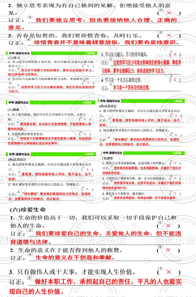 直击中考易错点,快速提分秘诀——这份“易错易混训练”课件价值全解析 第2张