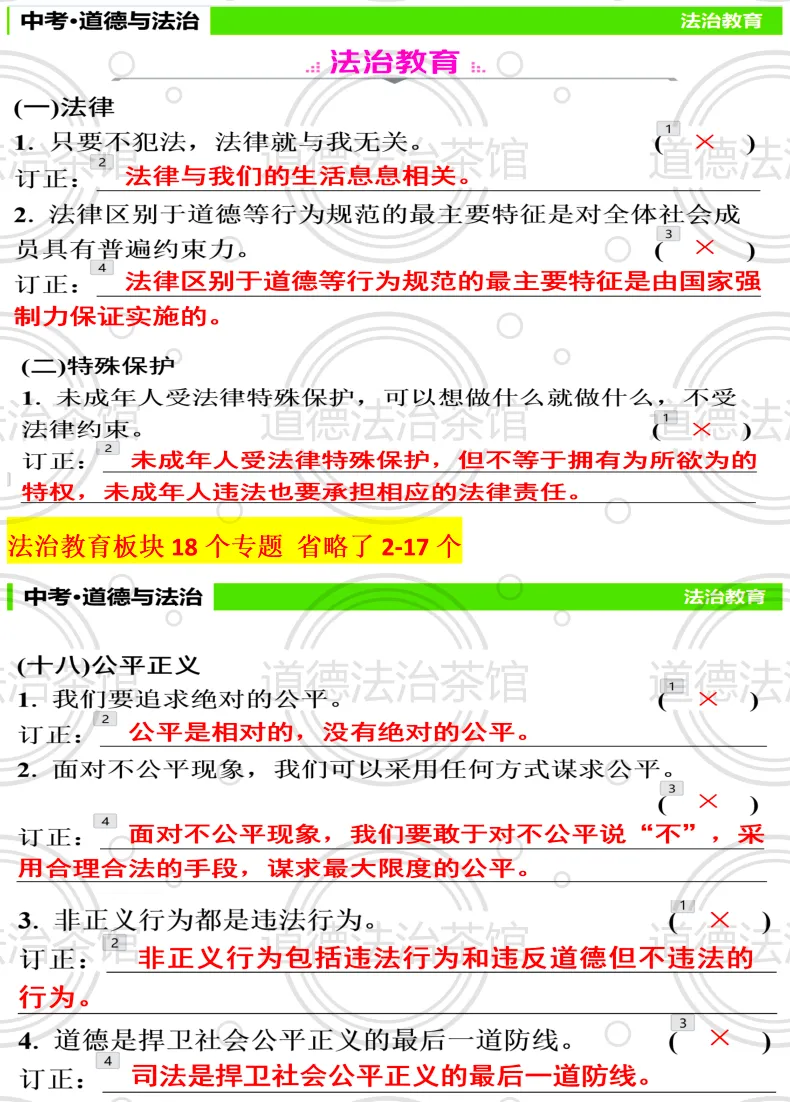 直击中考易错点,快速提分秘诀——这份“易错易混训练”课件价值全解析 第4张