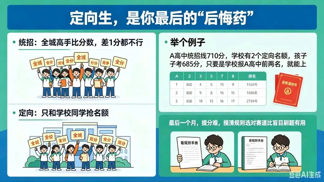 紧急提醒!距中考仅剩30天,定向生名额再不用就废了! 第3张