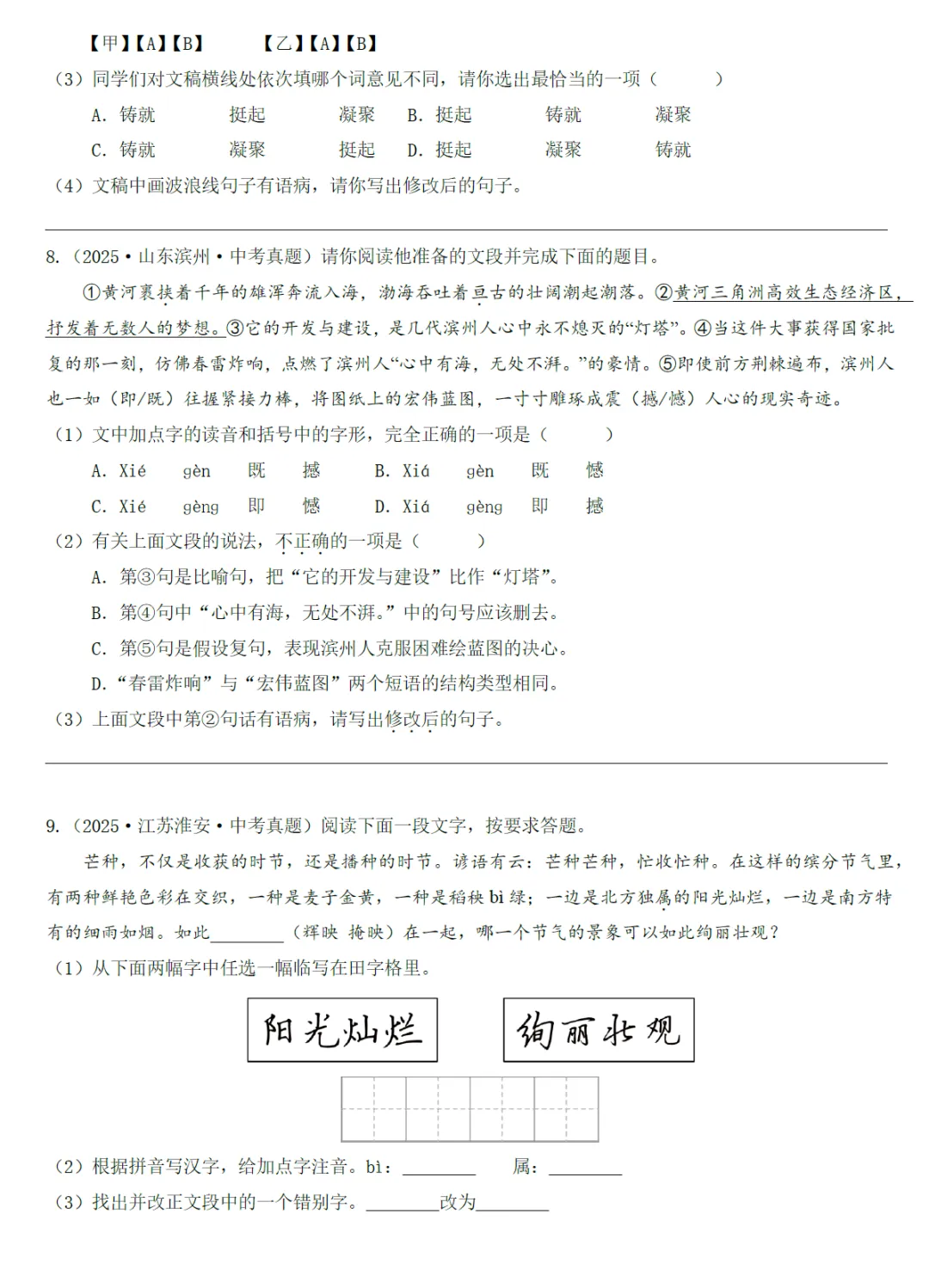 2026《中考终极冲刺讲练测》语文、物理(全国通用) 第3张