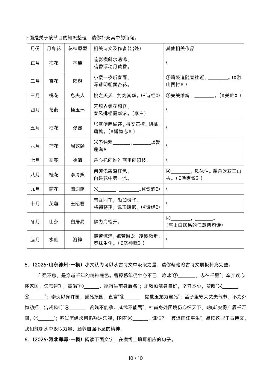 2026年最新版中考语文考前20天终极攻略,有完整电子版可打印,学霸学习好帮手,建议家长打印,学霸人手一份! 第12张