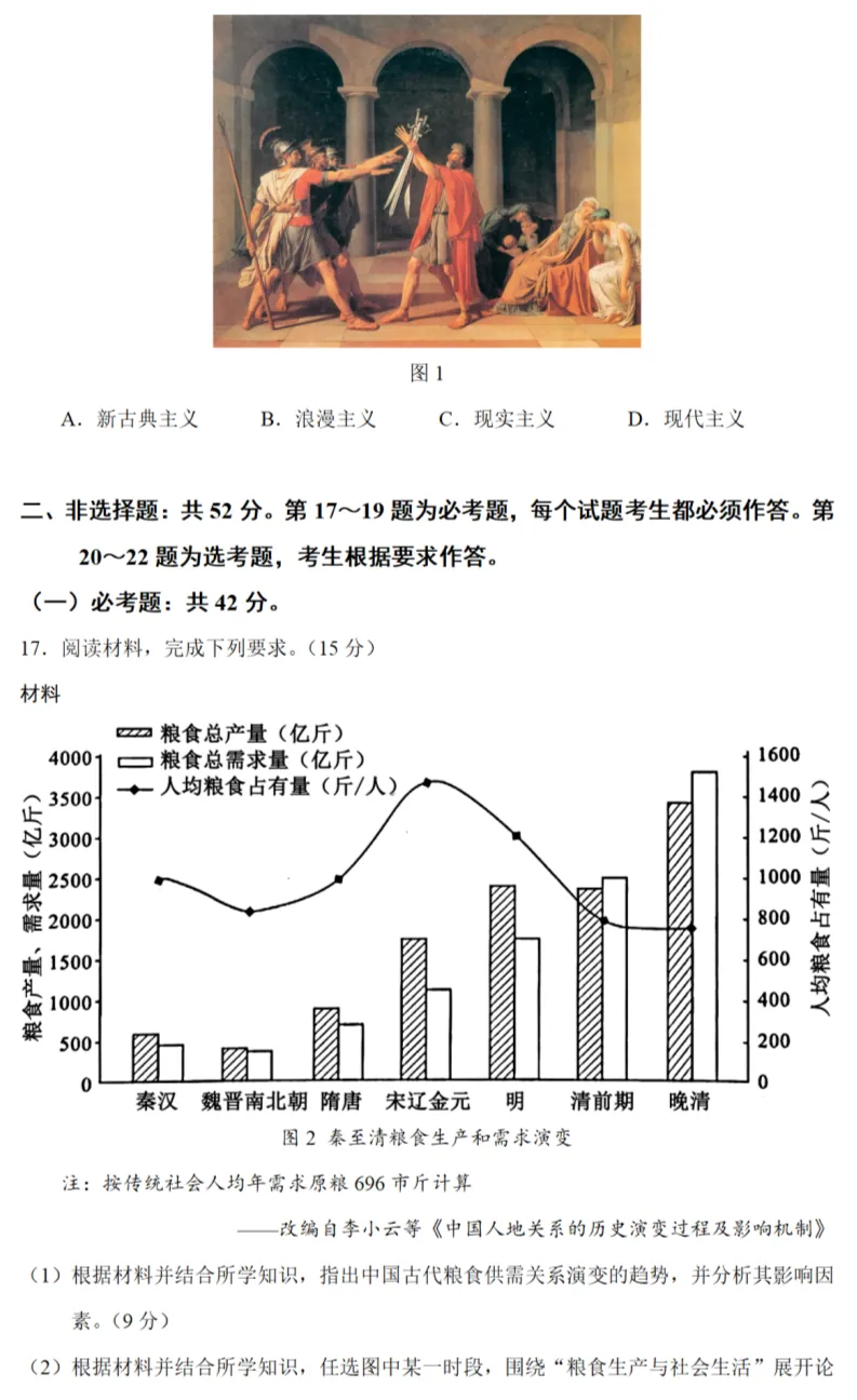高考真题|2022年高考湖南卷历史试题和答案 第5张