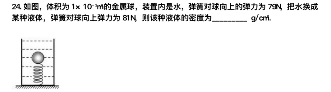 中考科学高频易错——一道涉及力学的错题分析 第1张