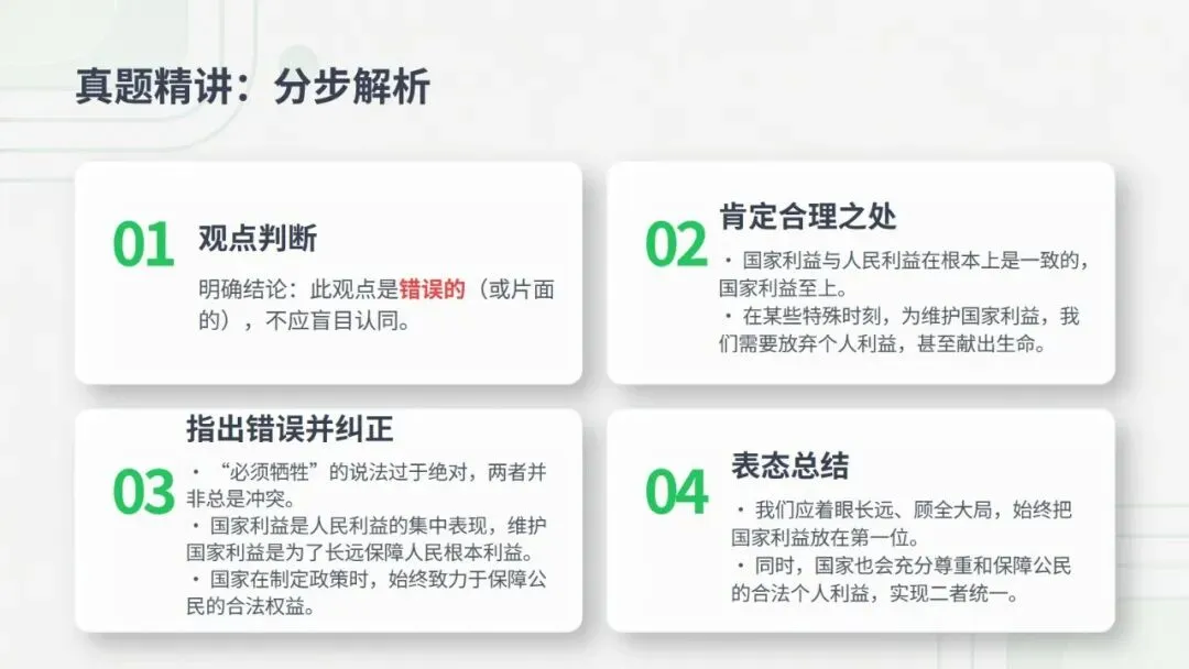 2026年道德与法治中考复习题型专题三——辨析题解题技巧 第10张