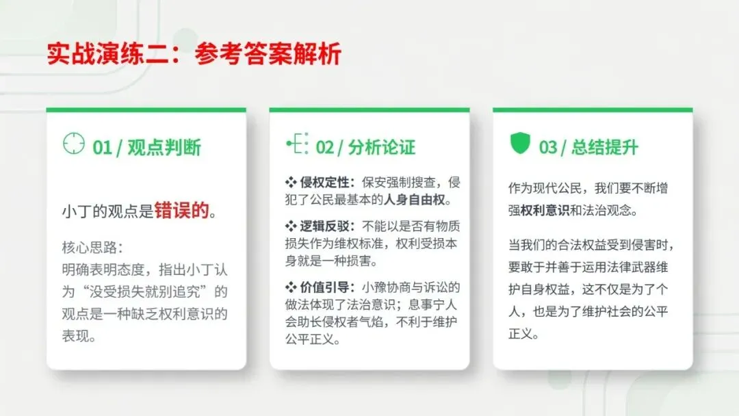 2026年道德与法治中考复习题型专题三——辨析题解题技巧 第21张