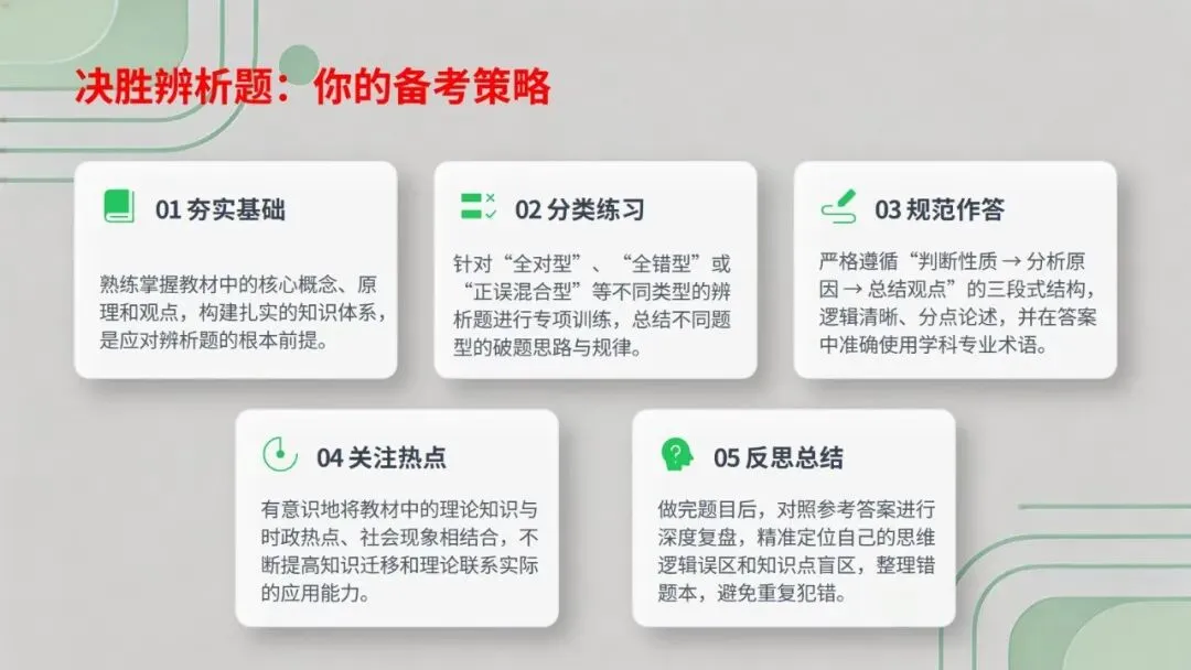 2026年道德与法治中考复习题型专题三——辨析题解题技巧 第24张