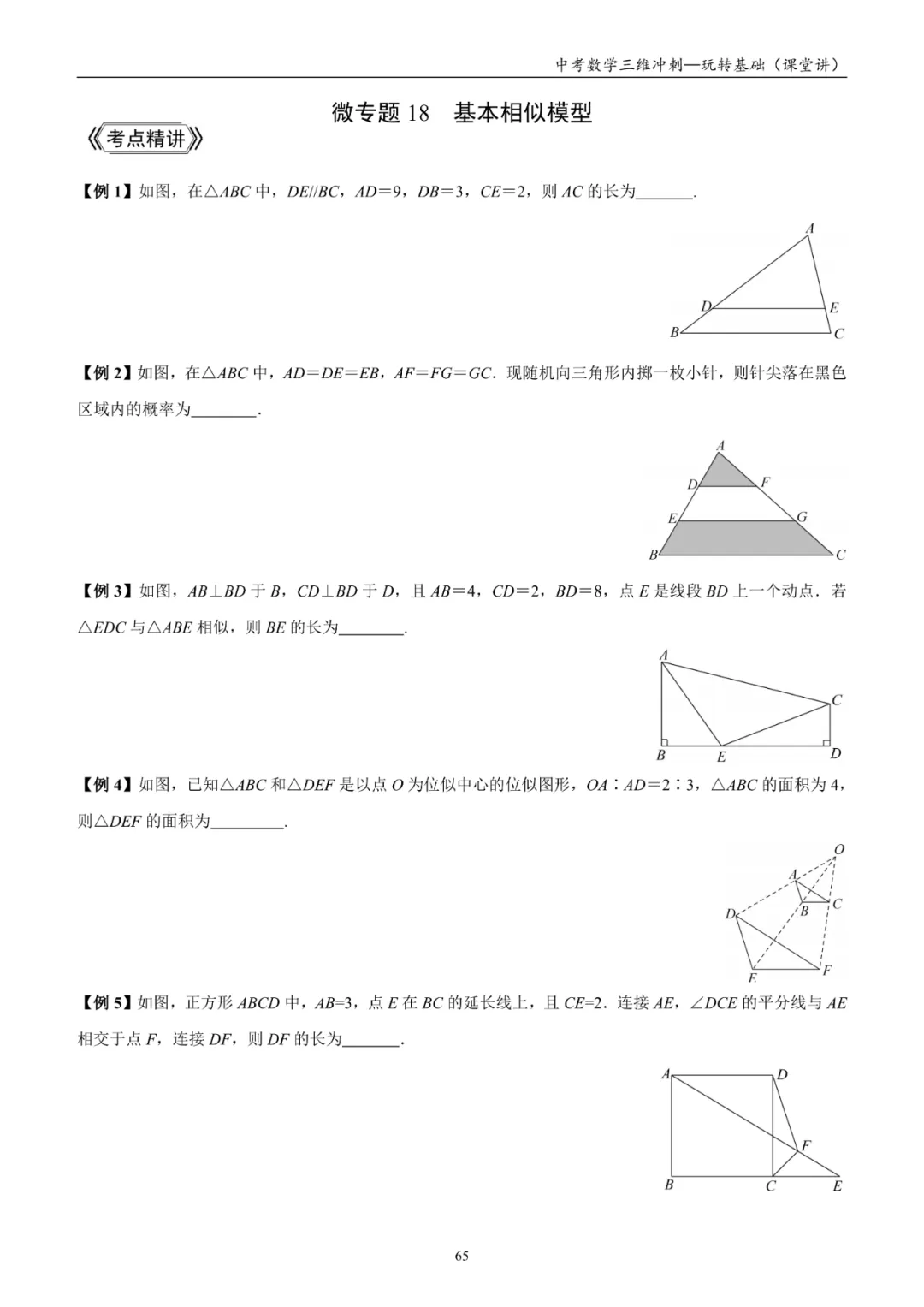 中考数学考点知识大汇总,一本书学全,《三维冲刺》 第45张