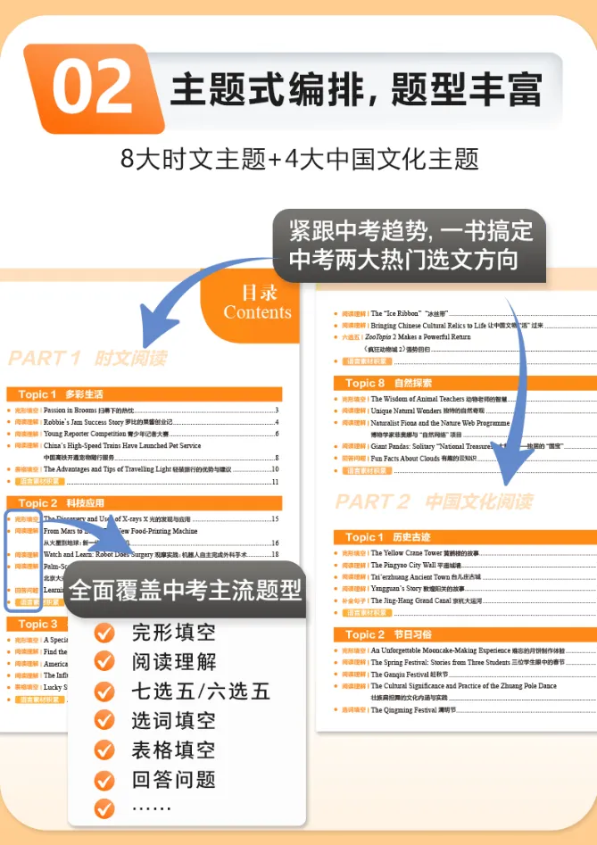 中考英语,得阅读者得高分:《初中英语时文与中国文化阅读训练》 第8张