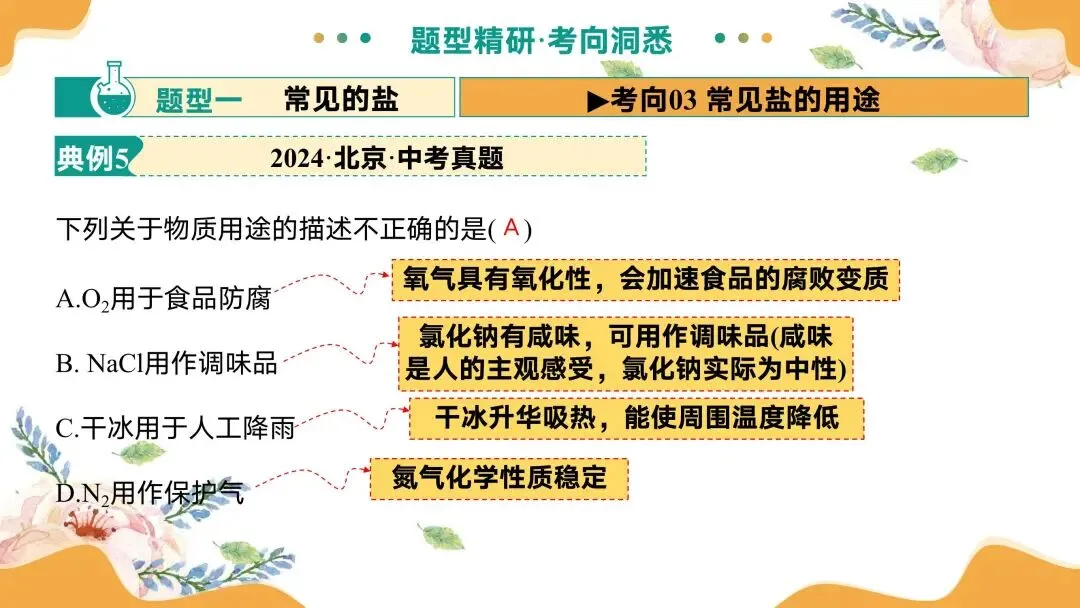 中考专题复习常见的盐 第37张