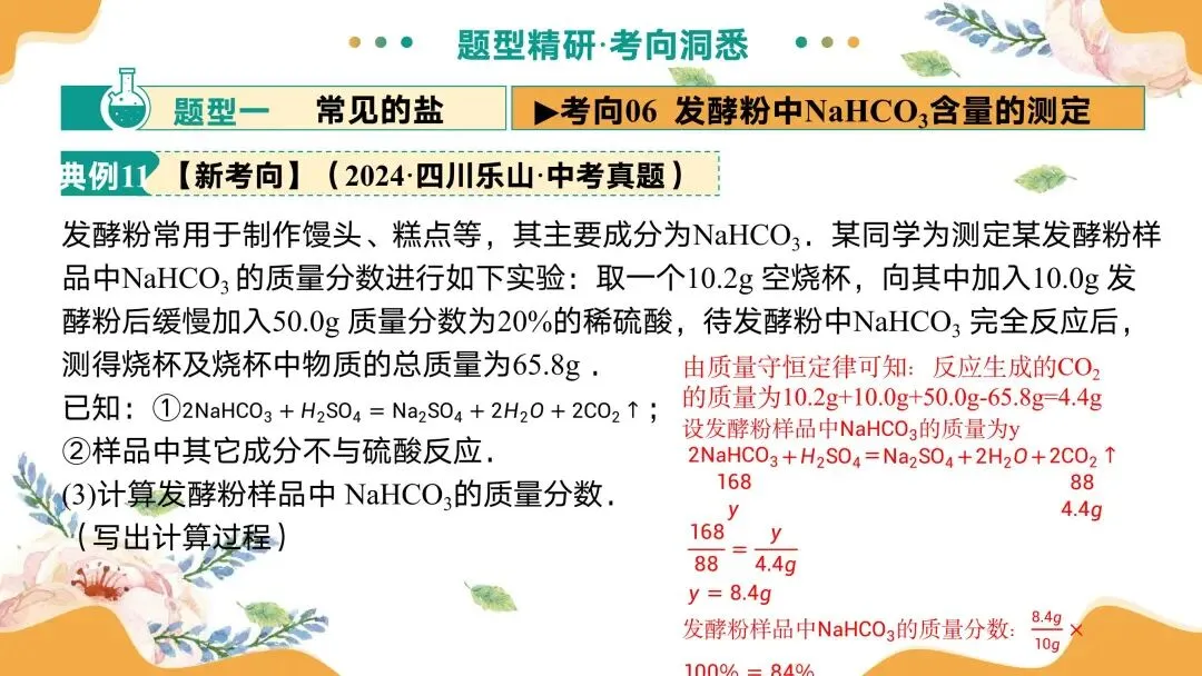 中考专题复习常见的盐 第44张