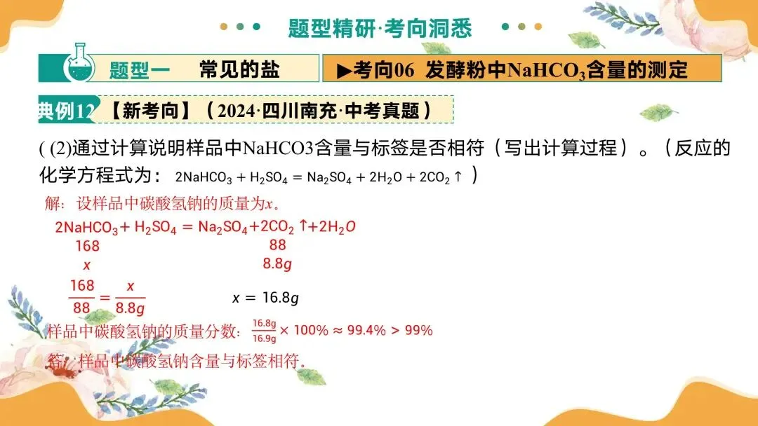 中考专题复习常见的盐 第46张