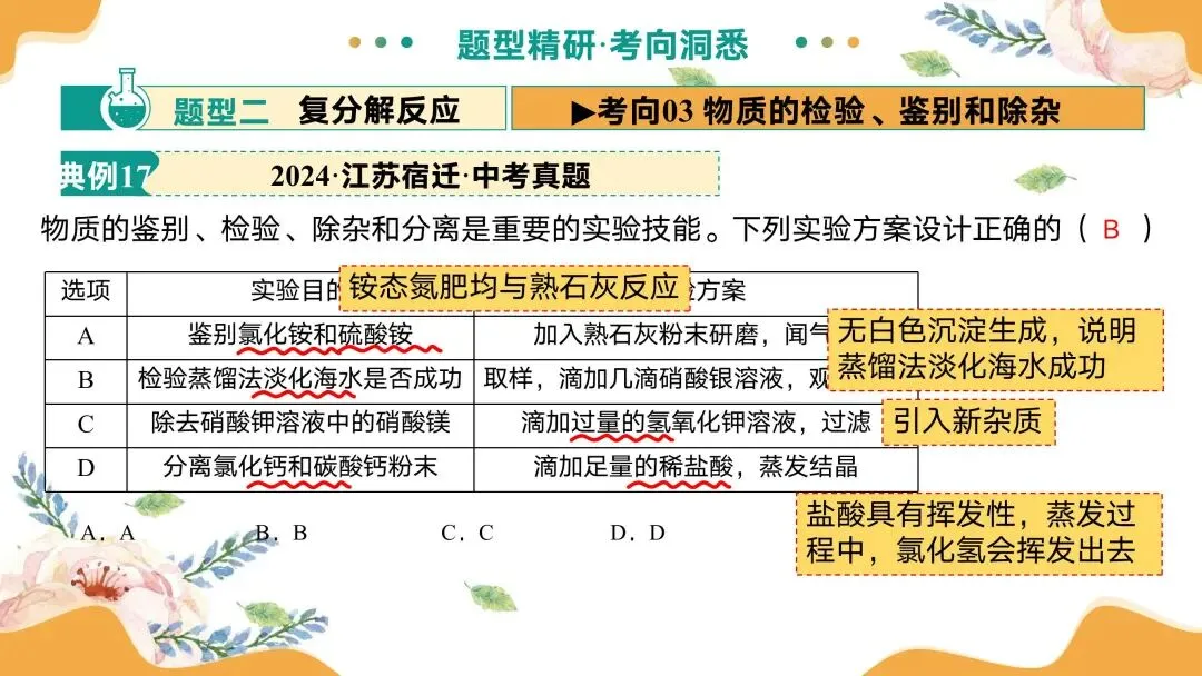 中考专题复习常见的盐 第51张