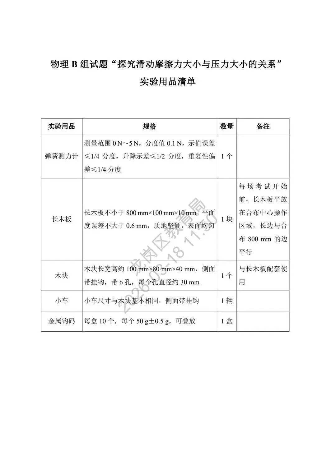 5月23日开考!总分20分,2026中考理化实验操作考试模拟试题及演示视频汇总! 第8张