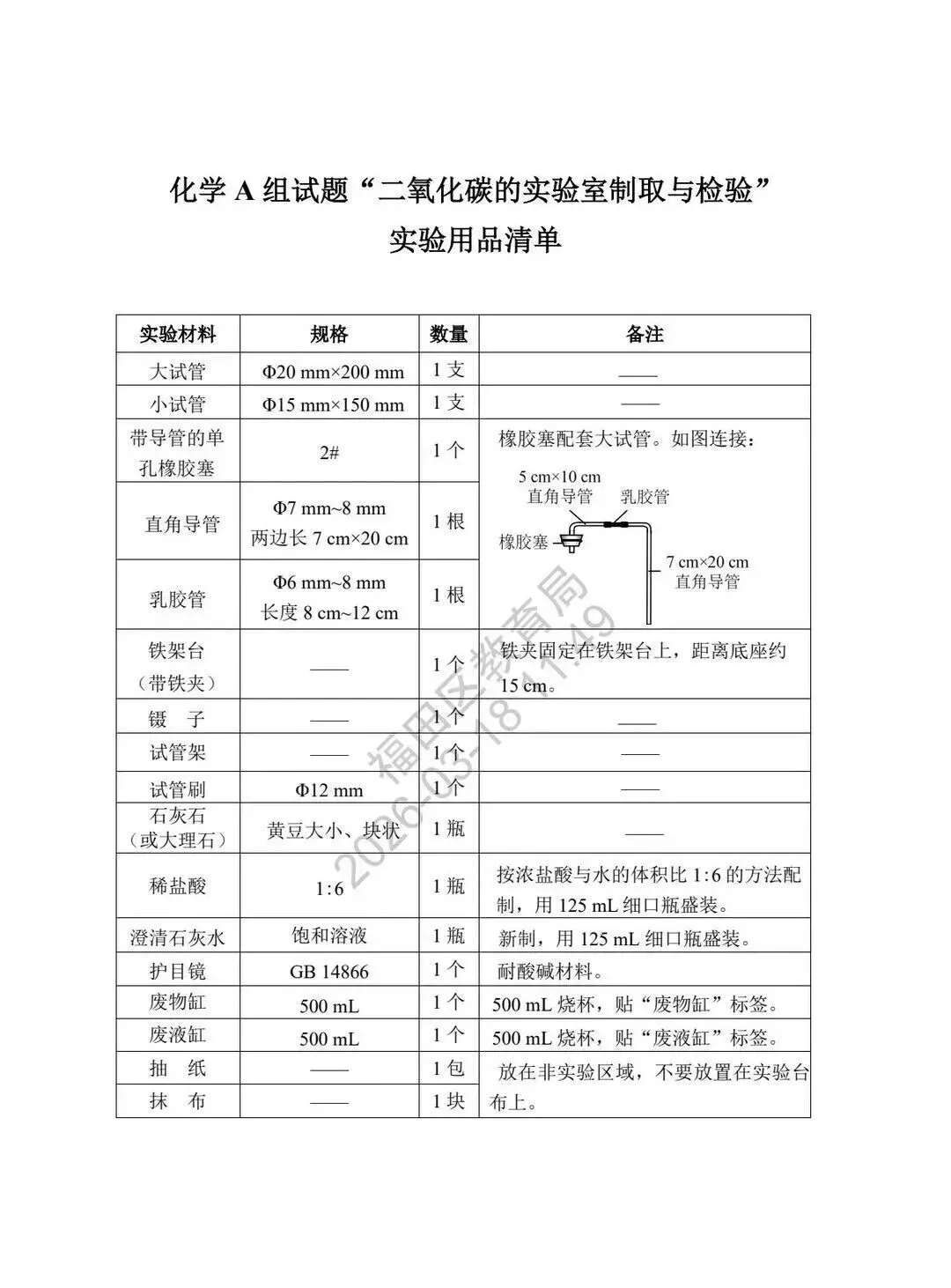 5月23日开考!总分20分,2026中考理化实验操作考试模拟试题及演示视频汇总! 第14张