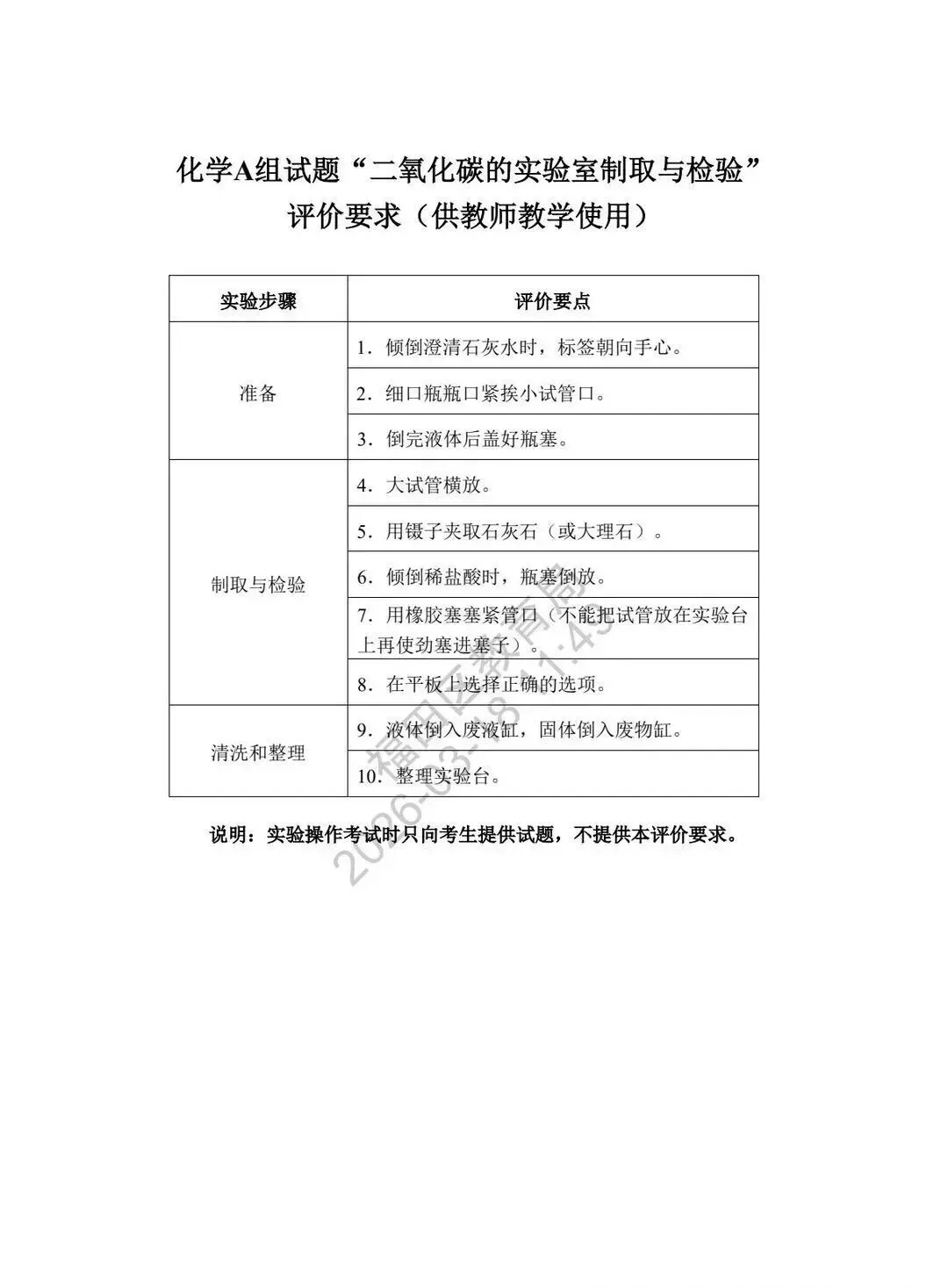 5月23日开考!总分20分,2026中考理化实验操作考试模拟试题及演示视频汇总! 第15张