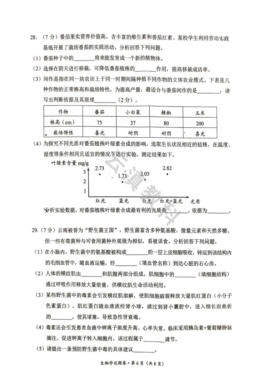 2026年官渡区初中二模试卷(全) 第32张