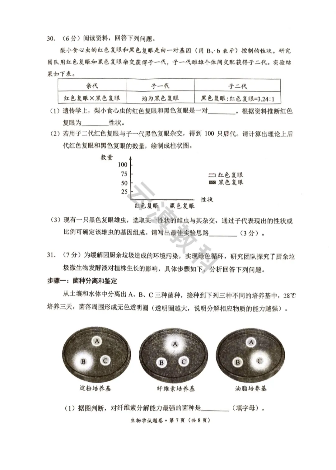 2026年官渡区初中二模试卷(全) 第33张