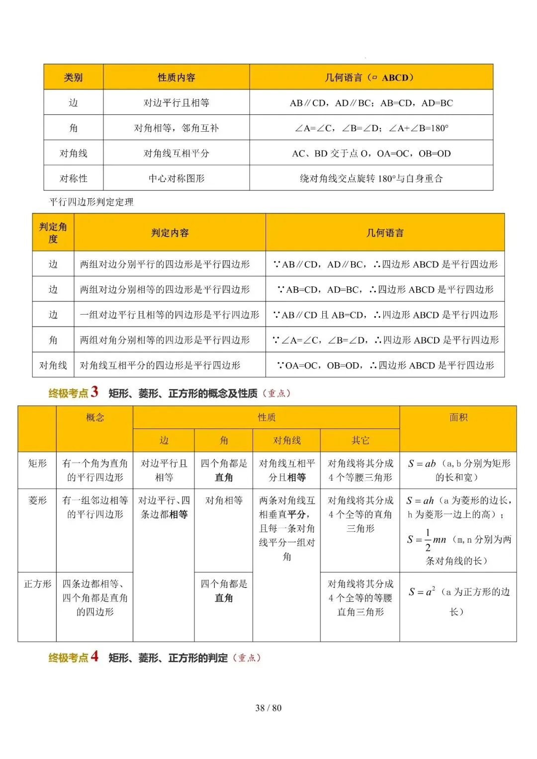 中考终极冲刺10天讲义——几何篇 第4张