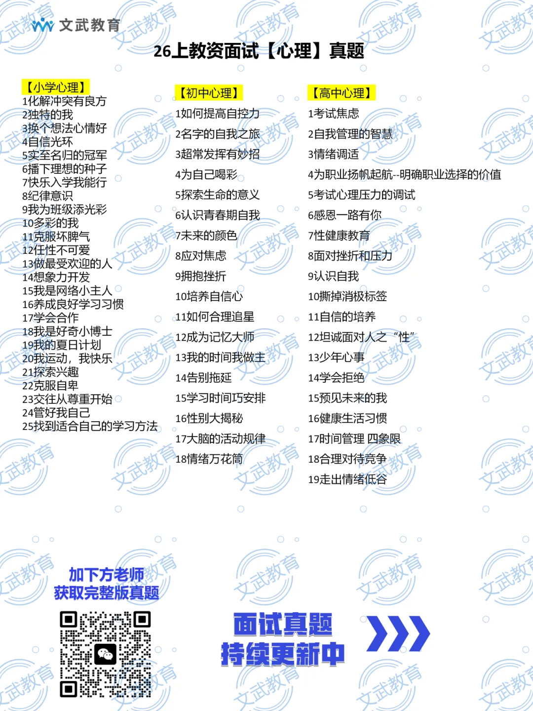 2026年上半年教资面试试讲学科真题+中小幼结构化真题答案解析! 第26张