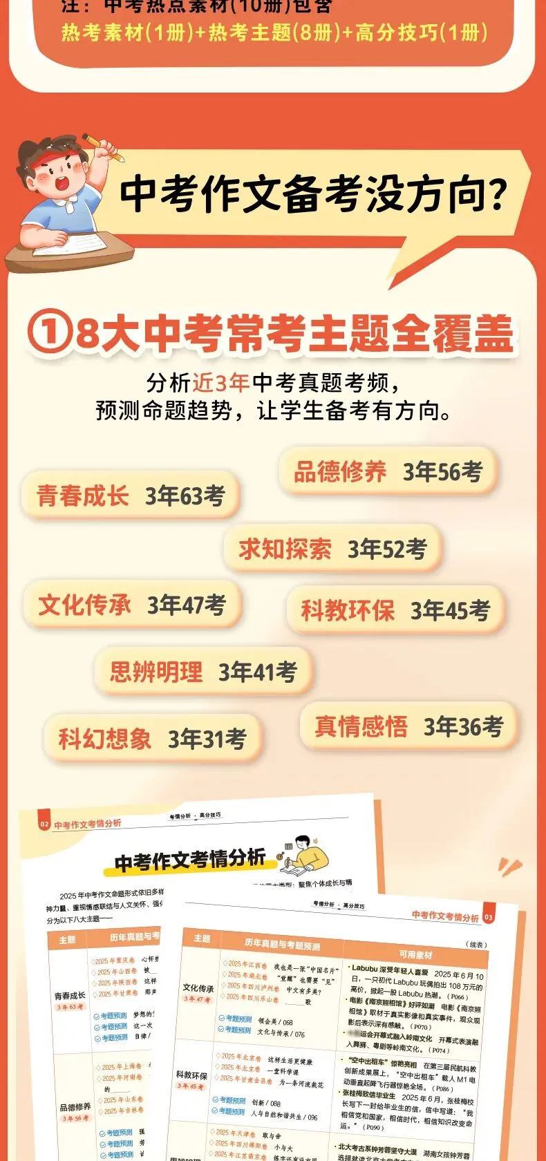 押题神器!2026 中考作文高分素材都在这-第4张图片-四季读书网
