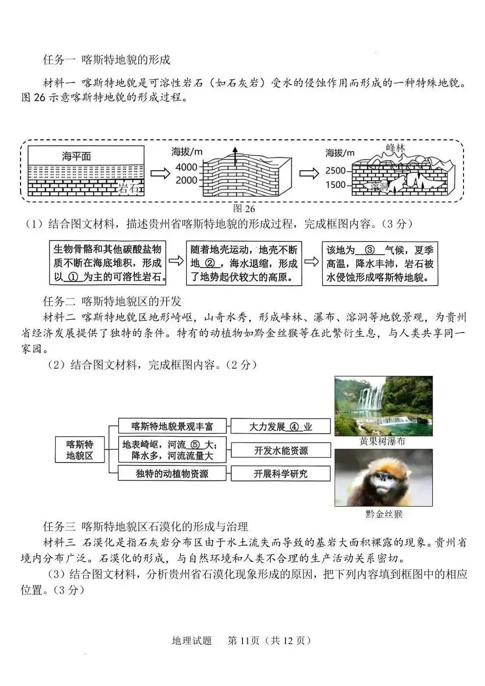 山东2025青岛市中考语文、数学、英语、物理、化学、历史、道法、生物、地理真题|高清版 第78张 山东2025青岛市中考语文、数学、英语、物理、化学、历史、道法、生物、地理真题|高清版 第78张