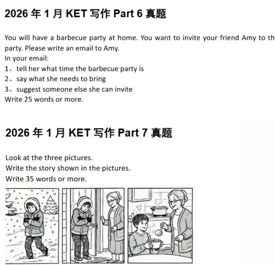 KET真题资料大全:口语/阅读/写作/模拟卷,限时分享高清pdf 第2张