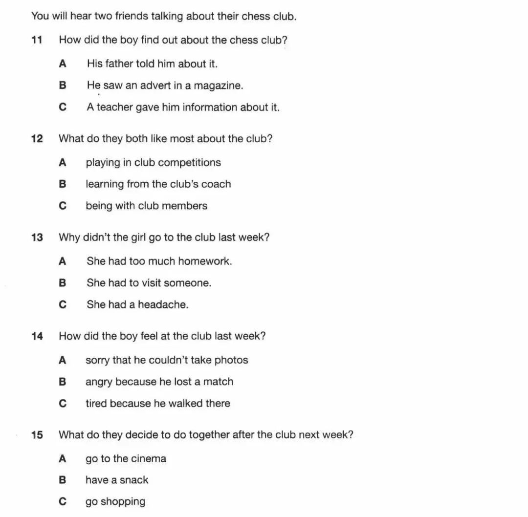 KET真题资料大全:口语/阅读/写作/模拟卷,限时分享高清pdf 第4张