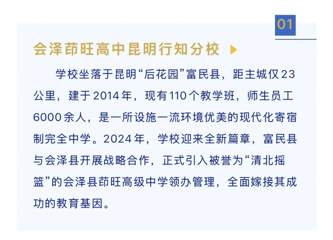 中考|会泽茚旺高中昆明行知分校|2026 年招生简章 第3张
