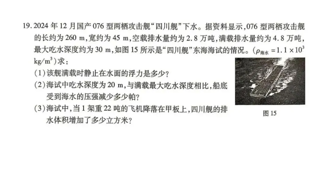 2026重庆中考物理学业水模拟试卷-第6张图片-四季读书网