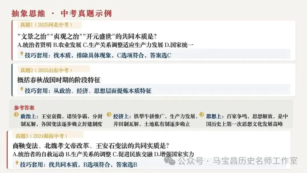 【中考复习】|初中历史10类核心思维解题方法-第19张图片-四季读书网 【中考复习】|初中历史10类核心思维解题方法-第19张图片-四季读书网