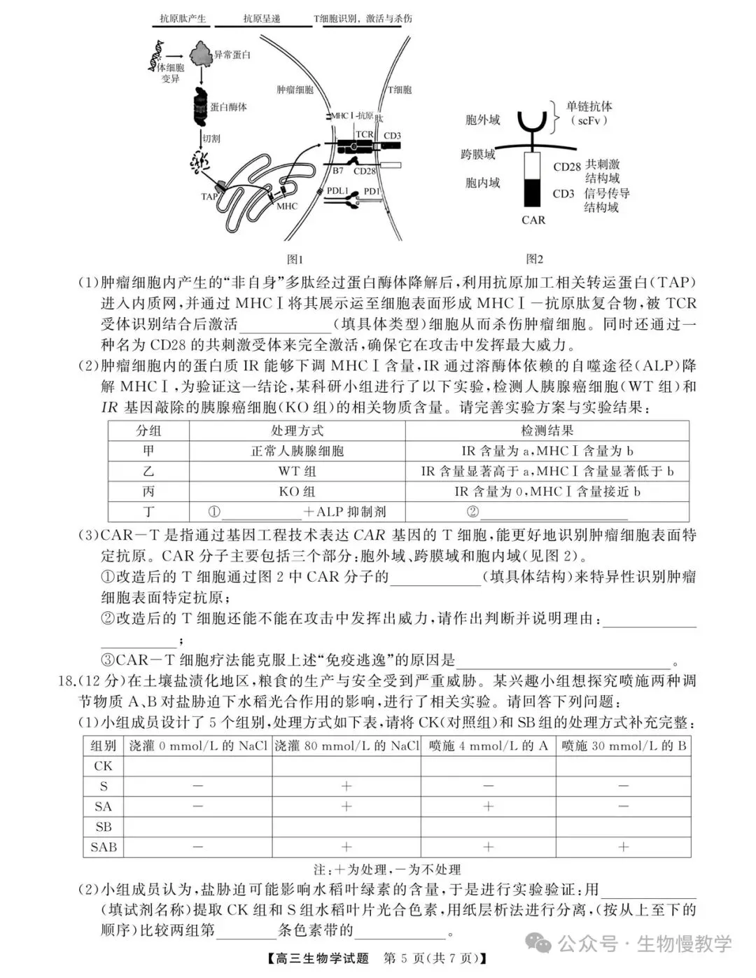 湖南省2026届高三全真模拟适应性考试及答案解析-第5张图片-四季读书网
