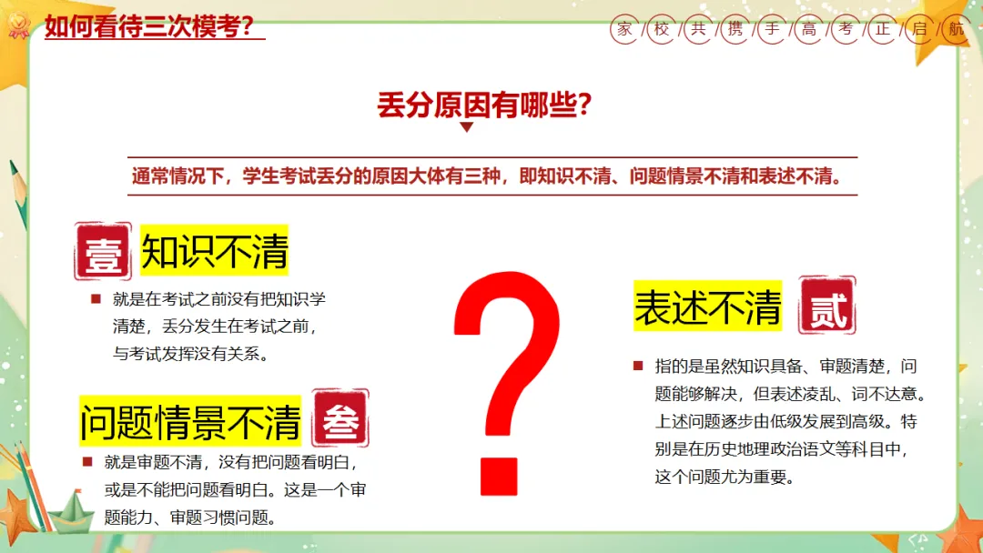 我校高三年级召开期中三模考后家长会:家校携手共冲刺,凝心聚力战高考 第14张