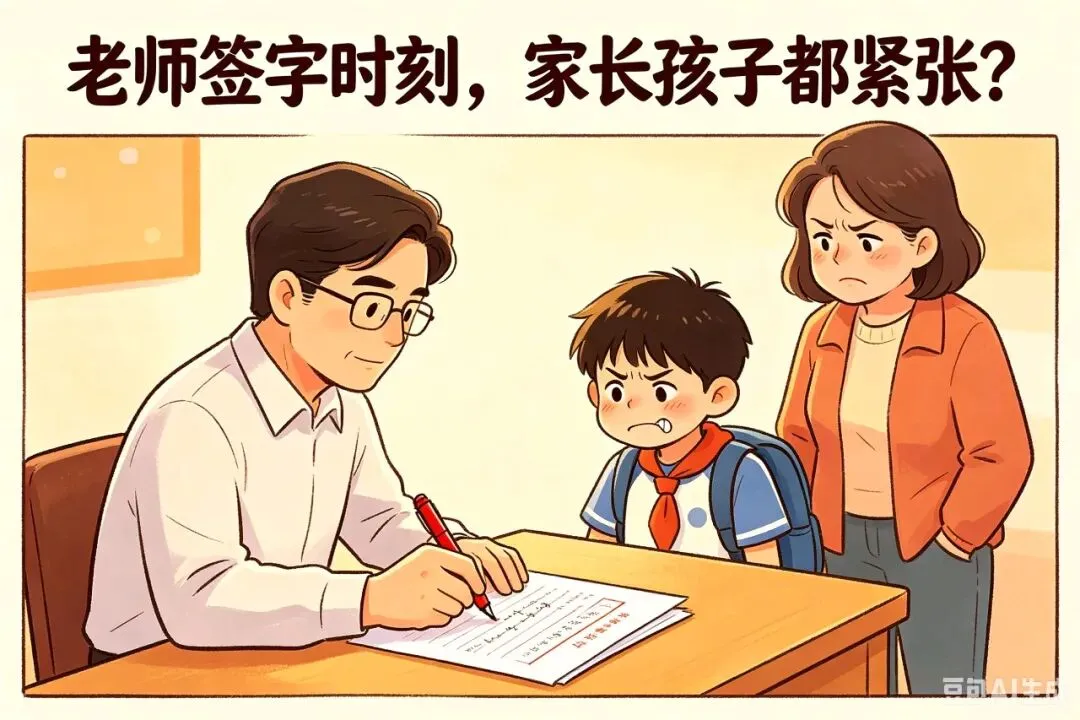 《东莞家长投诉“老师把分数写在试卷上”,评论区吵翻了:到底是谁在制造焦虑?》 第1张