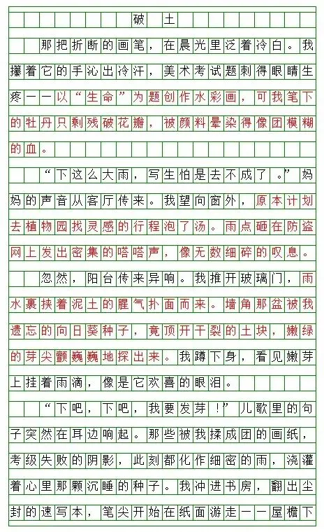 2026中考作文备考 1| 满分作文思维(附范文) 第12张