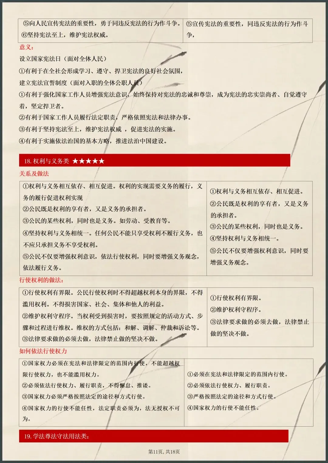 中考复习|2026年中考道法万能答题模板(电子版可打印) 第7张