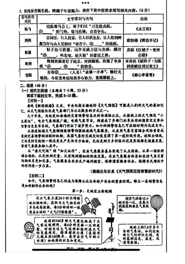 2025年广西中考真题试卷+答案解析【全科】免费分享可下载! 第4张