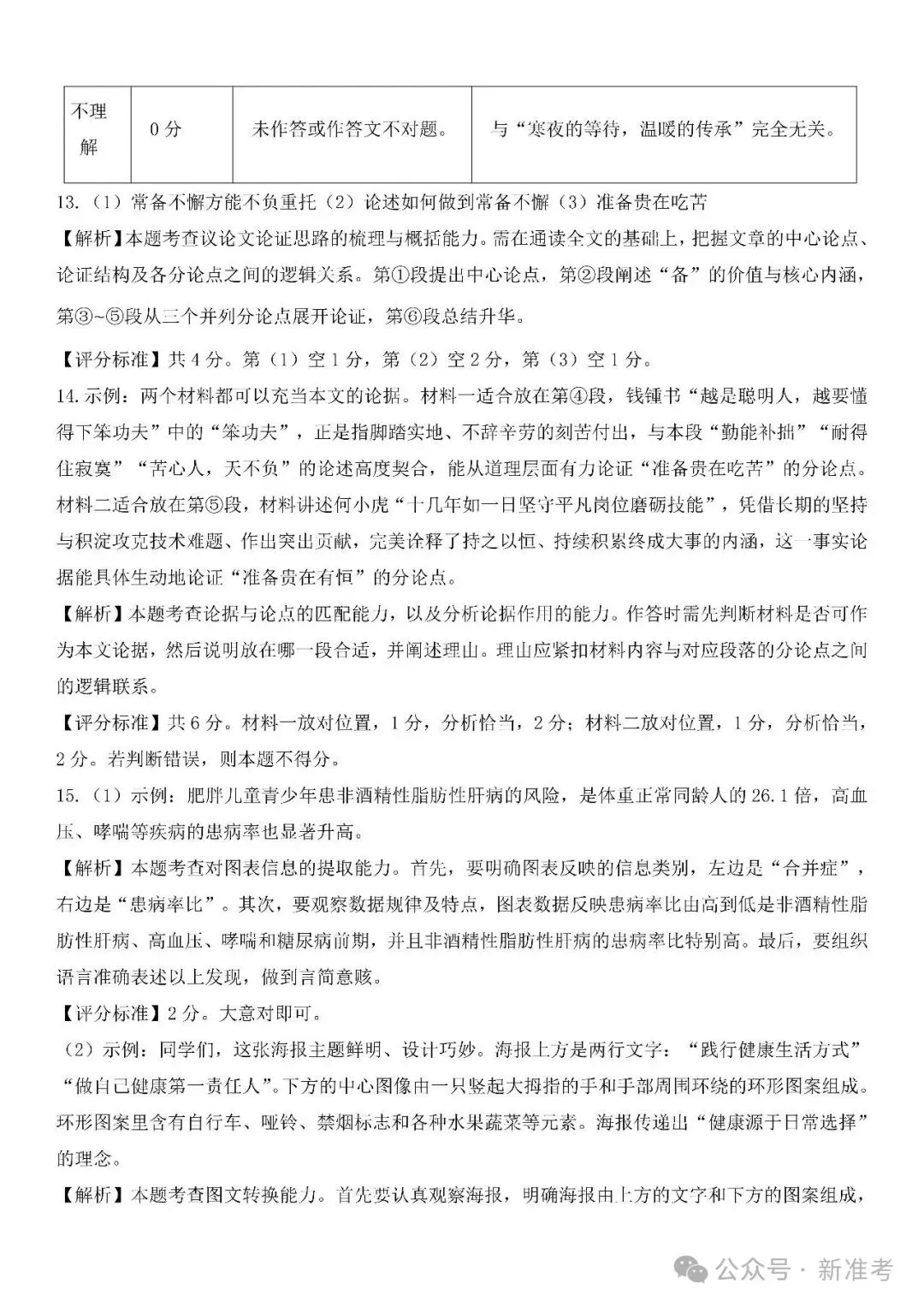 2026年山西初中学业水平测试靶向模考试卷(二)语文试卷(含答案) 第15张