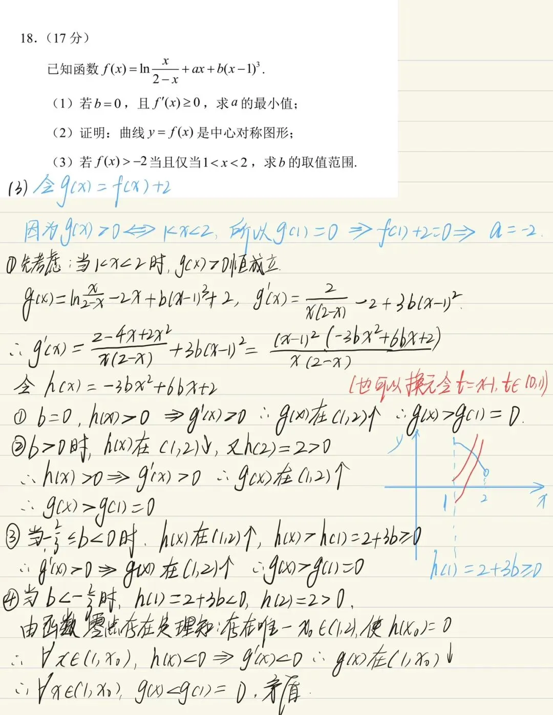 高考考前必做真题:2024年新高考1卷第18题(深度考查基础知识) 第3张