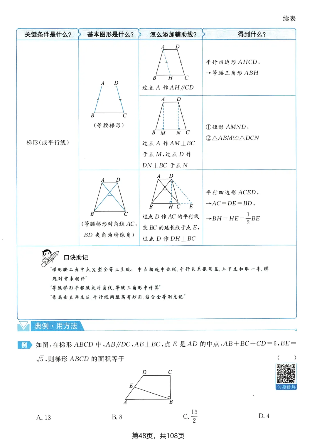 中考数学25个辅助线技巧——四边形专题 第11张
