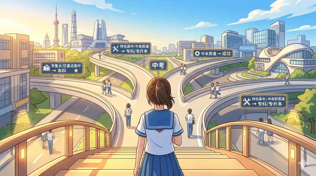 打破固有认知!上海中考其实这样分流!真实升学流向全摸清 第3张