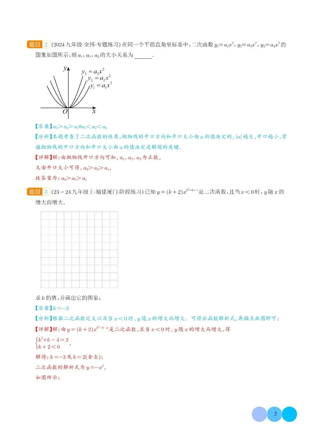 【中考数学】二次函数图像与系数的六种关系(解析版) 第4张