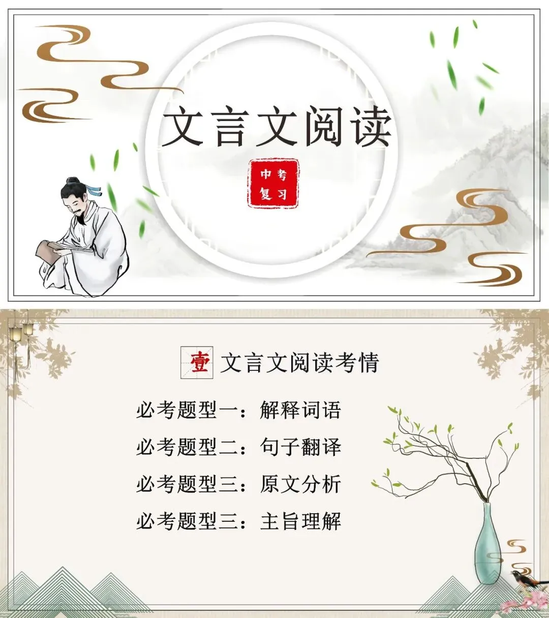 中考文言文阅读理解复习这样讲太棒了! 第1张