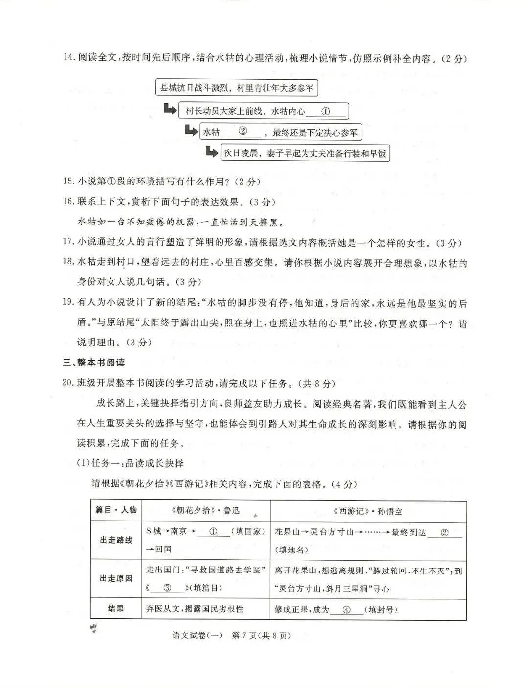 2026.5河北中考模拟全学科试卷含答案6套(可下载) 第19张
