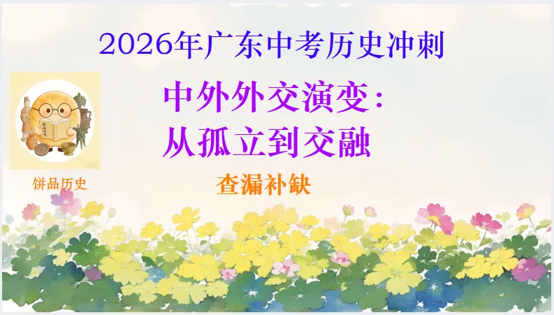 中考历史·冲刺课件【中外外交演变】 第3张