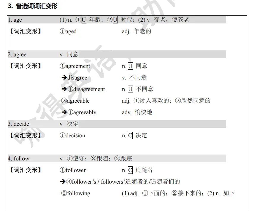 喻得英语真题解析2024成都中考短文填空 第18张